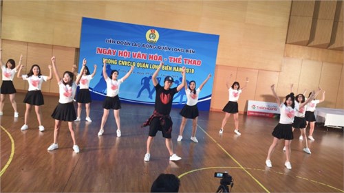 Trường mầm non Hoa Sữa tham gia  Ngày hội văn hóa- thể thao  quận Long Biên năm 2019